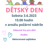 DĚTSKÝ DEN 3.6.2023 DĚTSKÝ DEN 3.6.2023