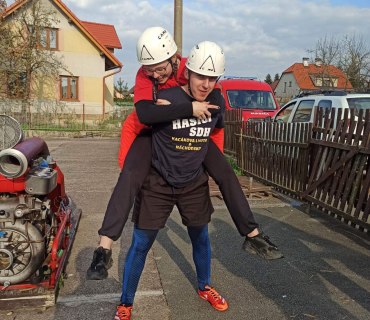 Trénink SDH KacákovaLhota 17.4.2023