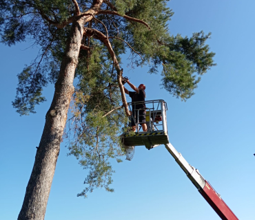 Oprava střechy špýcharu