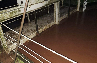 Stav vody v obci, stavidlo v Řehči a Lhoťák Stav vody v obci, stavidlo v Řehči a Lhoťák