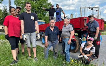 Sběr železného šrotu SDH Kacákova Lhota a Náchodska 2.5.2025 